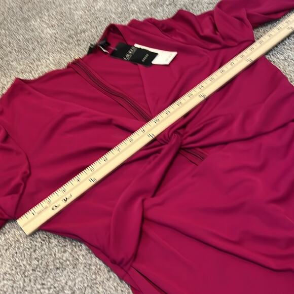 NWT Lauren Ralph Lauren Twist Front Jersey Cutout Dress Size 14 Plus Size Sexy - Picture 16 of 16